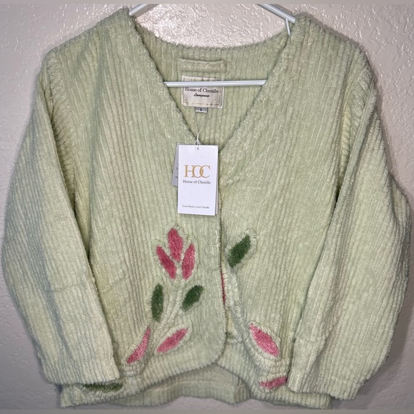 NWT House Of Chenille Elegant Loungewear Softest Cotton Pajama Comfy Shirt SZ S - Picture 1 of 9